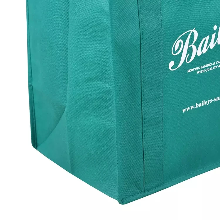 Eco Friendly Reusable Custom Logo Non Woven Heavy Duty Grocery Tote Shopping Bag