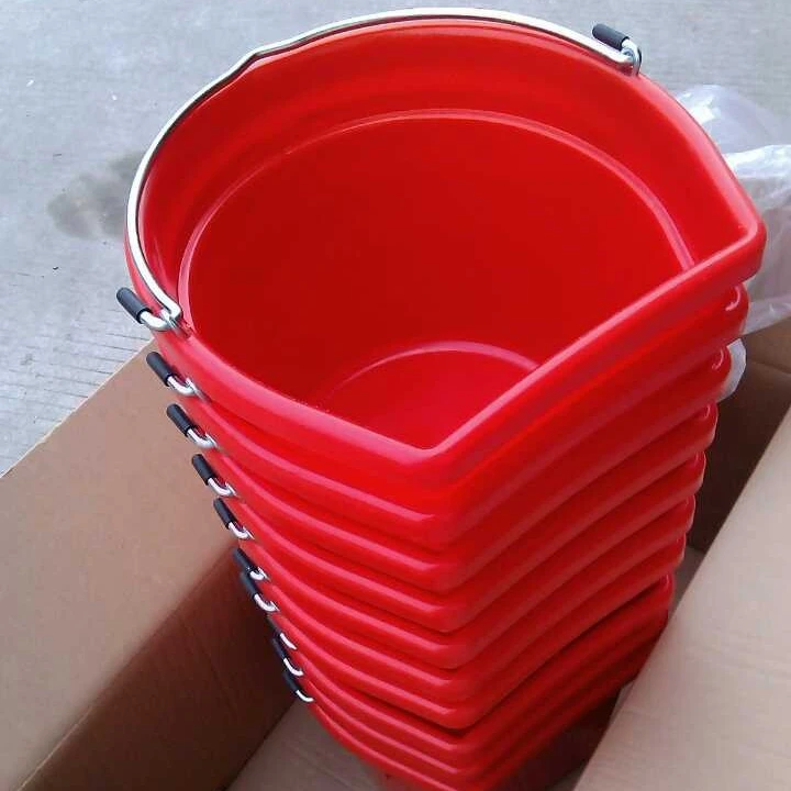 Durable plastic horse feed bin