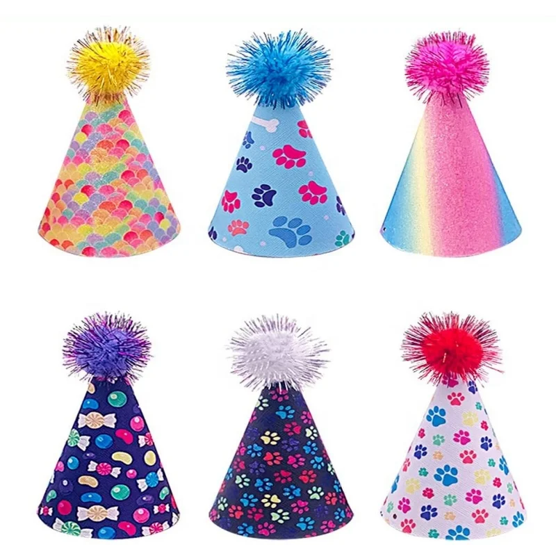 Birthday Party Accessories Dog Party Hat Pet Cap