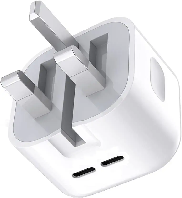 35W USB C Charger Plug Foldable, Dual USB C Port Power Adapter, Type C Fast Wall Charger Power Adapter Compatible for iPhone