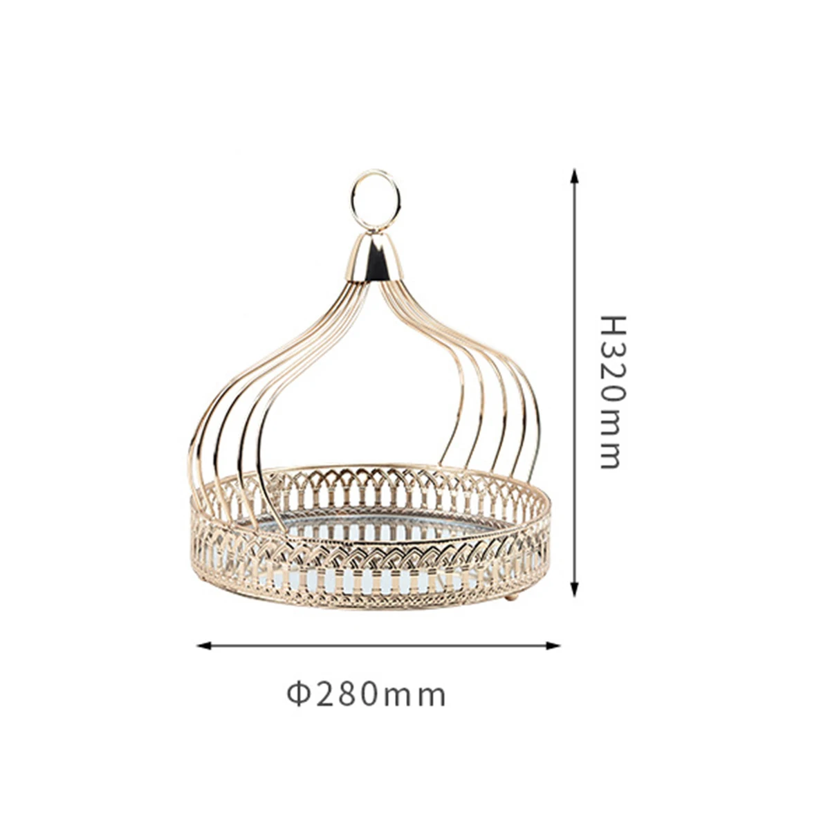 Creative European Dessert Basket Fruit Snack Plate Afternoon Tea Cake Display Rack Table Christmas Graduation New Year