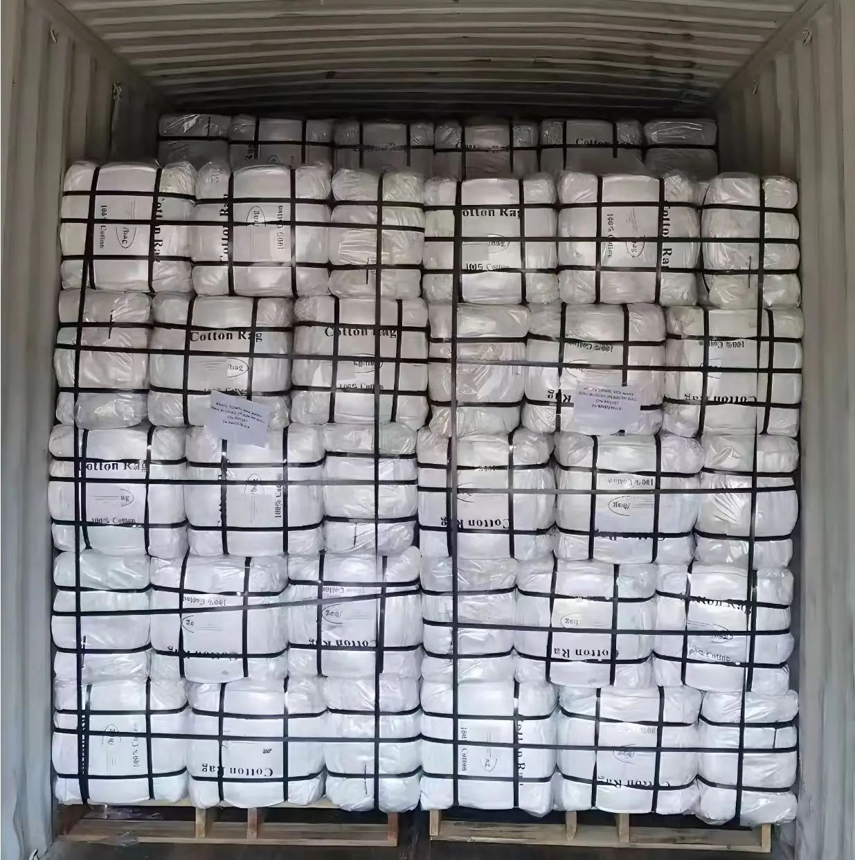 Hot Selling 100% Cotton Pure White T-Shirt Rags Industrial Wiping Cloth Available in 10KG 25KG and 100KG Packs