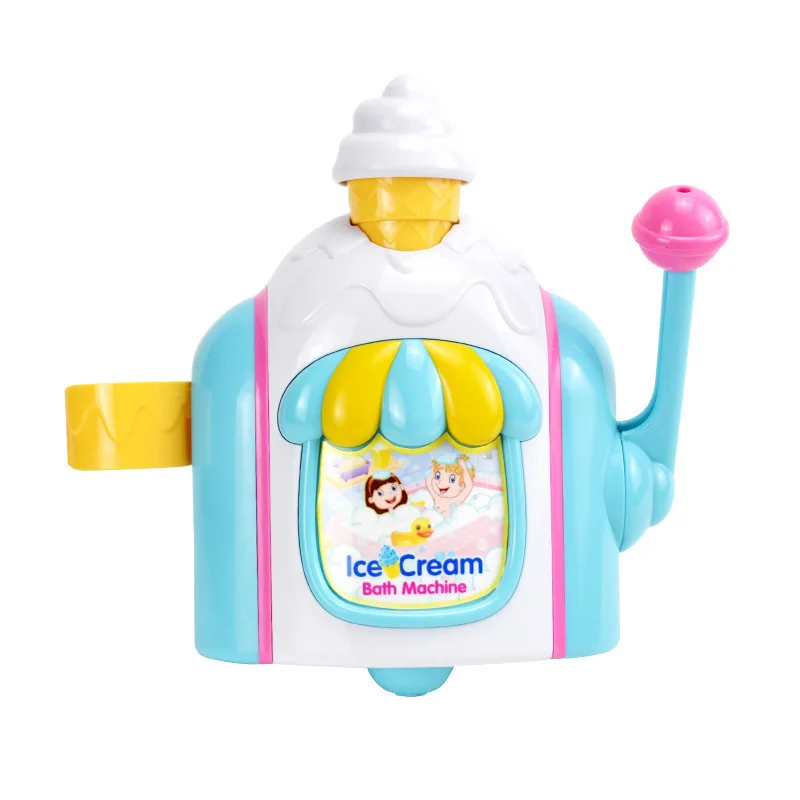 Baby Bath Toys Ice Cream Machine Shower Funny Animals Bathtub Toy for Kids