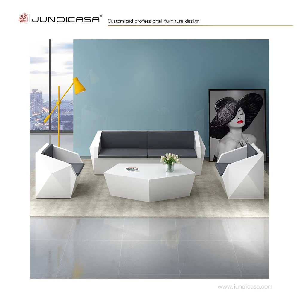 Modern Villa Sofa Latest Design Luxury Couch Home Living Room office reception sofas 2 3 Seater indoor leather Sofa