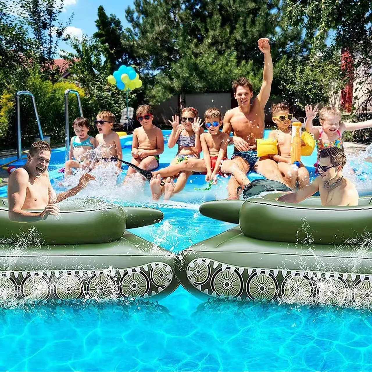 Hot selling water inflatable toys Adult tank swimming pool inflatable toy accessories