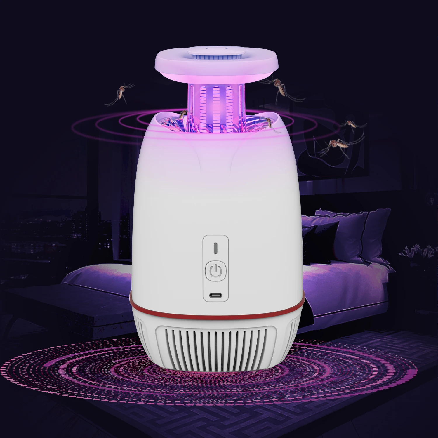 Indoor and Outdoor Smart Electric UV Light Mosquito killer Fly Trap for Home Patio Backyard Bug Anti Mosquito Insect Control