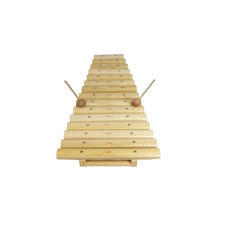 Ali baba top products Natural Color 15-Key xylophone, Percussion Musical Instruments orff xylophone for Baby