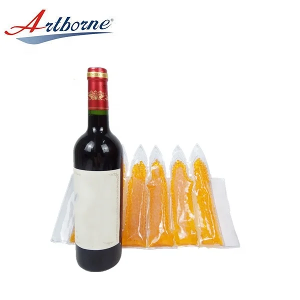 PVC Hot And Cold Ice Gel Bag Wine Pack Top Bottle Cooler Wine Cooler Wrap Sleeve Freezer Cover Pack Champagne Chiller Cooler Pad