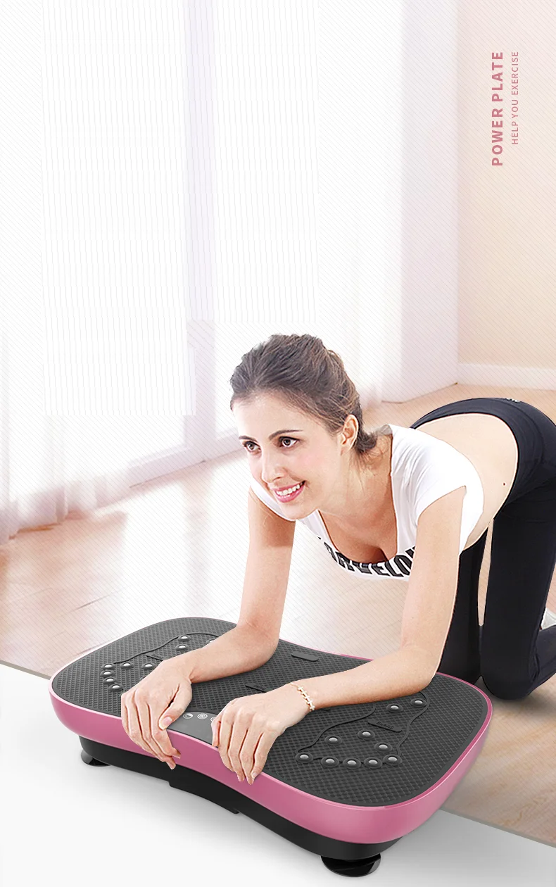 Body slimming whole body vibrating plate machine for weight loss mini vertical vibration plate
