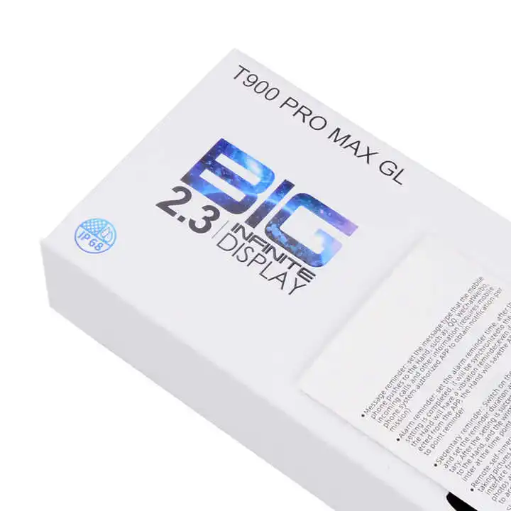 Original Factory 2023 Smartwatch T900 Pro Max GL Series 9 Smart Watch Big 2.3 49mm Hd Display Ip67 Waterproof