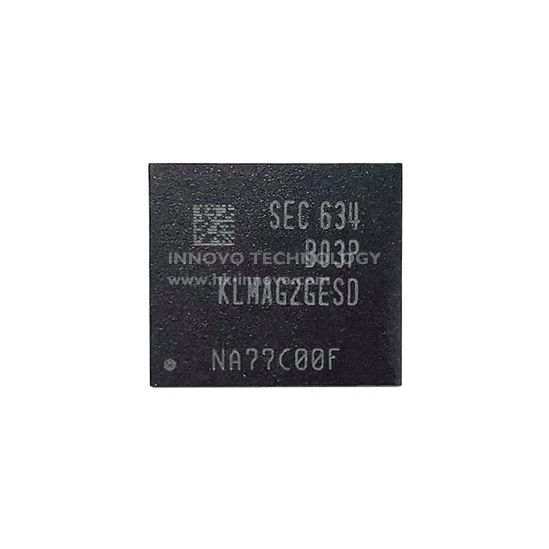Original KLMAG2GESD-B03P KLMAG2GESD FBGA-153 EMMC 5.0 16 GB 11.5 x 13 x 0.8 mm NAND Flash Memory IC CHIP