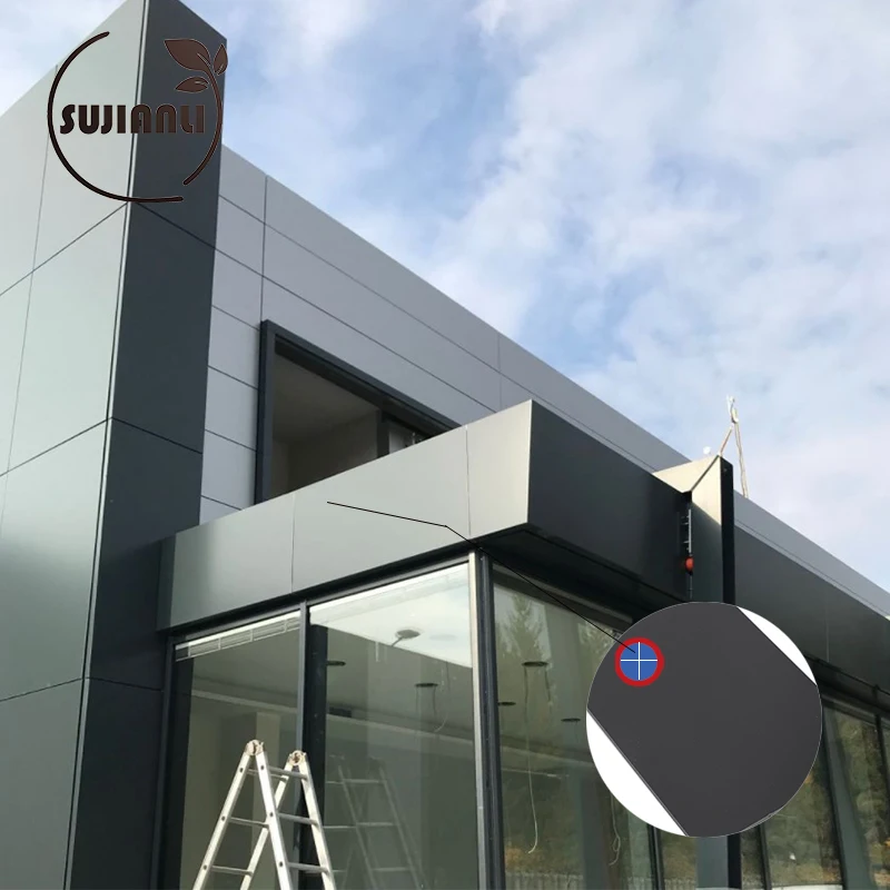 SJL Factory Colorful PE Coated Aluminum Composite Panel Price List for Wall Cladding Alubond Aluminum Composite Panels