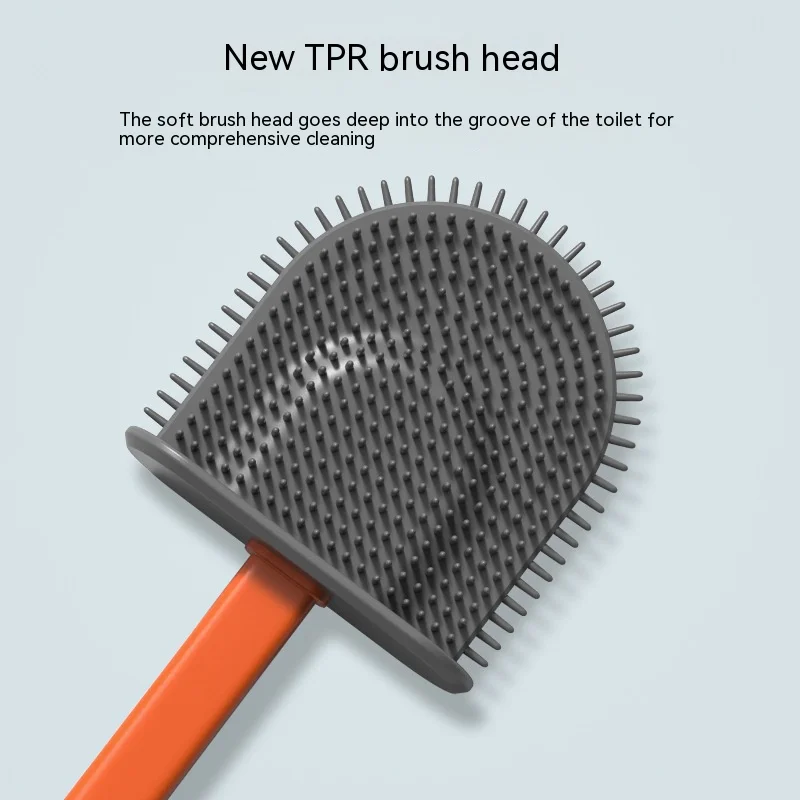 Wholesale Wall-Mounted Toilet Brush for Home Use without Blind Spots for Toilet and Bathroom Cleaning Cleaning Brushes