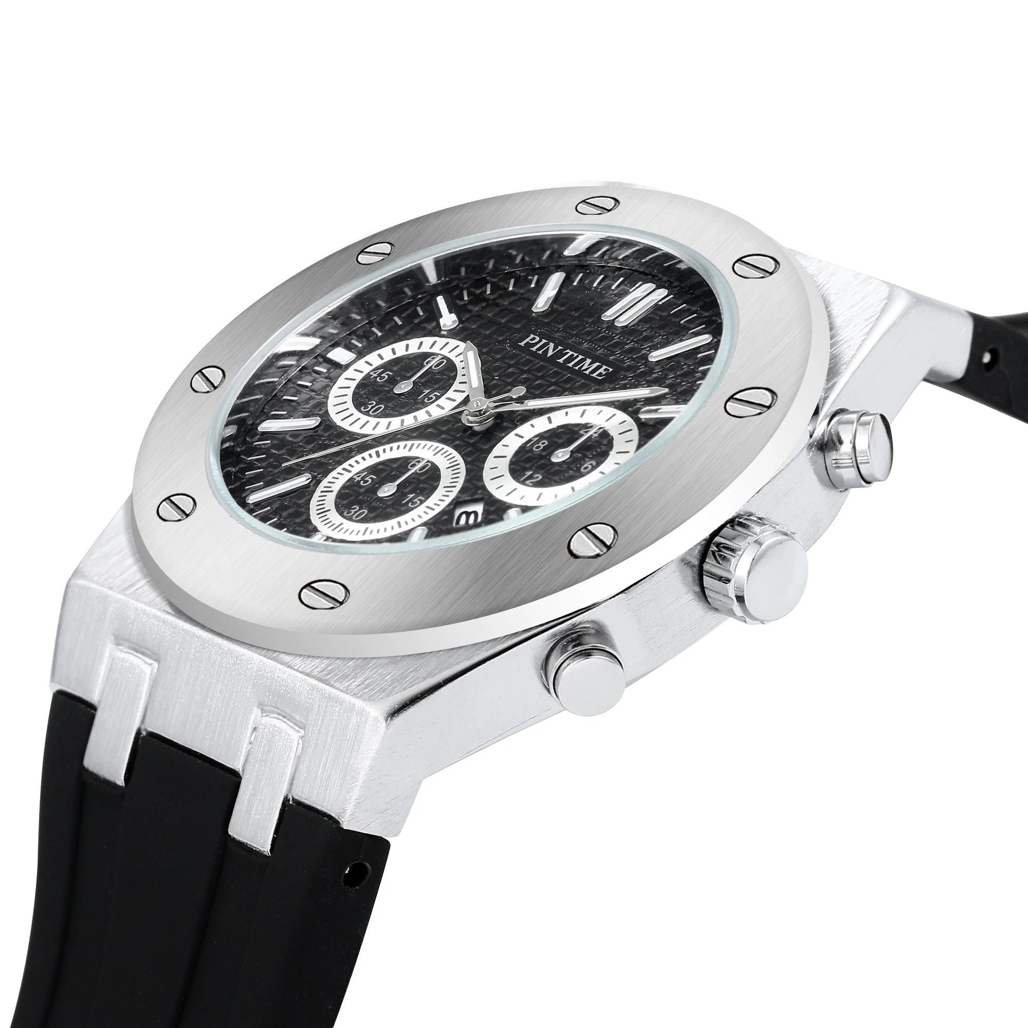 2020 мужские силиконовые часы с круглым циферблатом, роскошные спортивные кварцевые часы индивидуального бренда, мужские военные часы, мужские часы