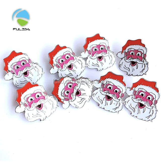 Custom metal casting embossed brass badge