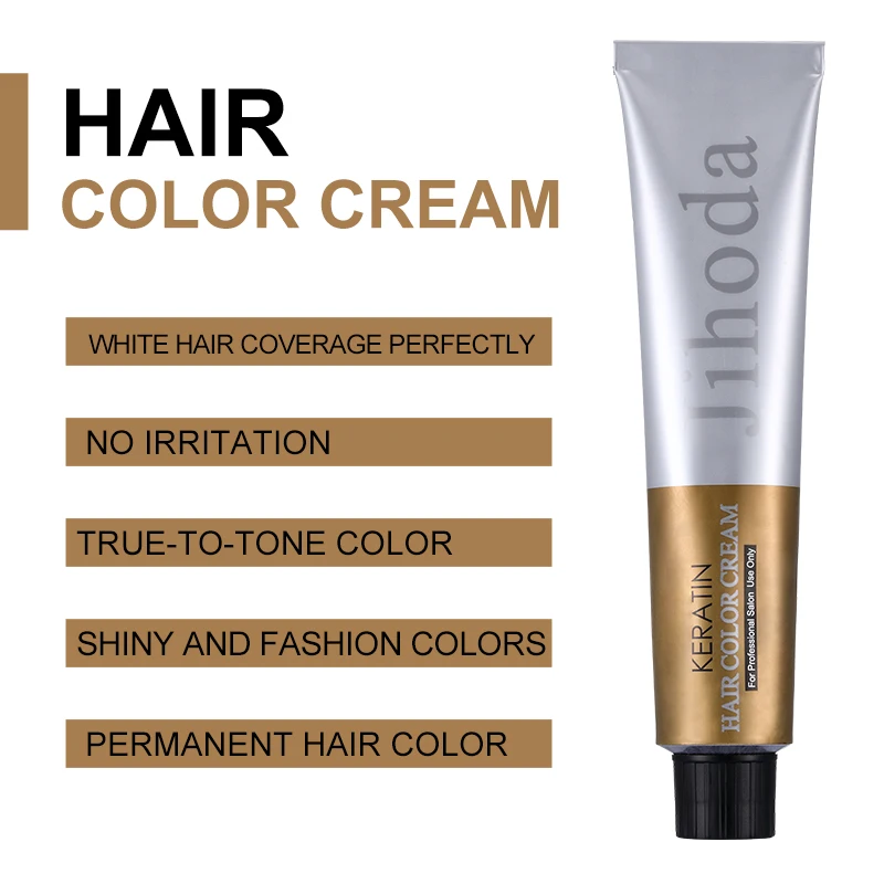 Wholesale Popular Color Dye Hair Color Cream Temporary Custom Washable Color Highlight Hair Cream Permanent Acceptable 100ml