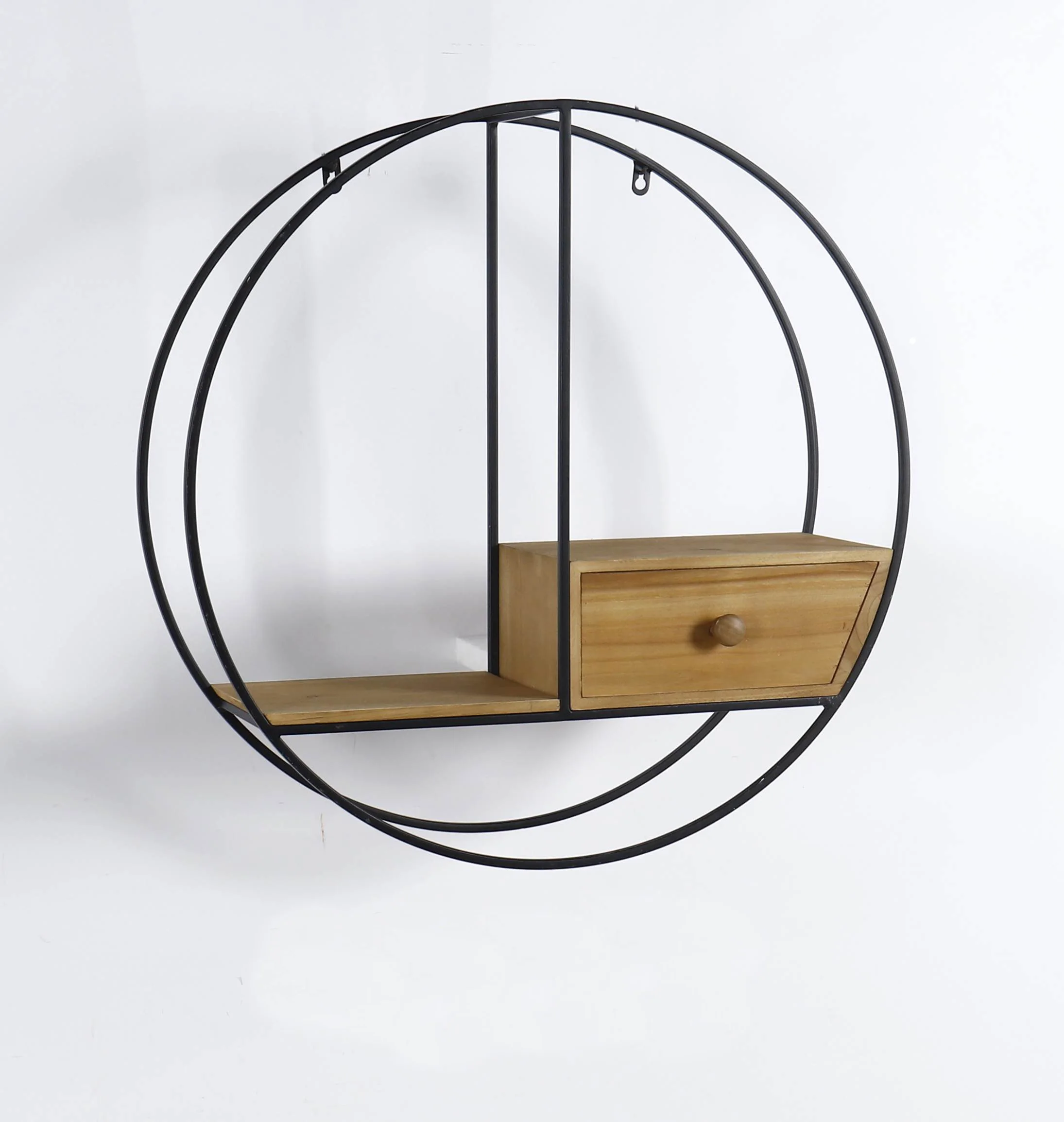 Bedroom Furniture Home Decorative Gold Metal Floating Wall Shelf