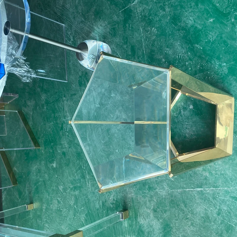 Acrylic chair High-end transparent dining chair armchair