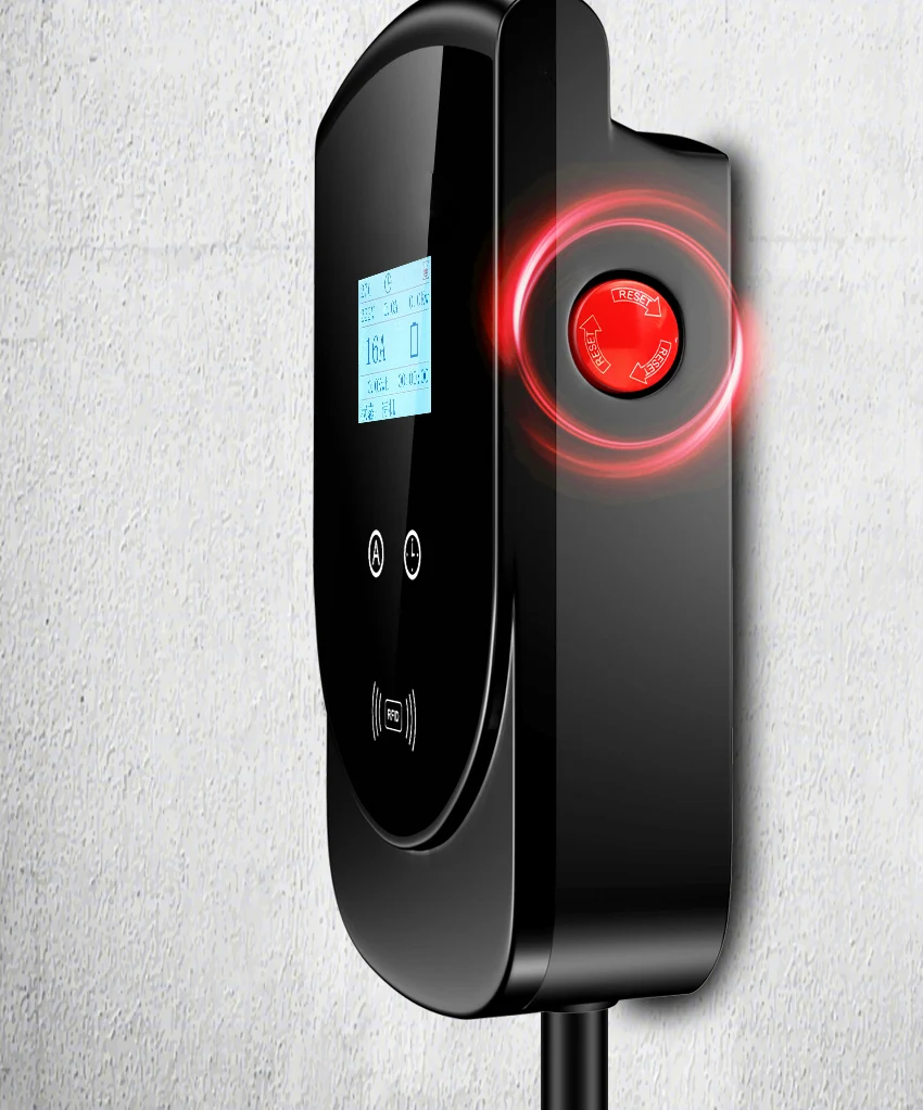 Fisher Mode 3 22 кВт 3-фазное зарядное устройство для электромобилей Уровень 2 электрическая Автомобильная зарядная станция