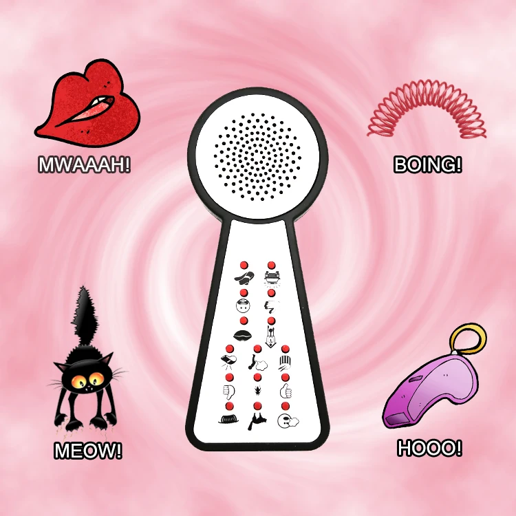 
Toy for children 2-6 years old funny novelty sound effect sound machine with 15 sounds build in toy for kids 