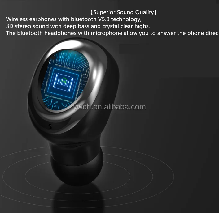 Wholesale BT5.0 Earphones Bluetooth Headphone