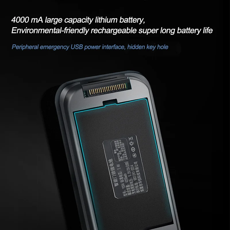 New Style Full Automatic Intelligent Locks 3D Facial Recognition Fingerprint Smart Locks with Camera Tuya wifi For Gate