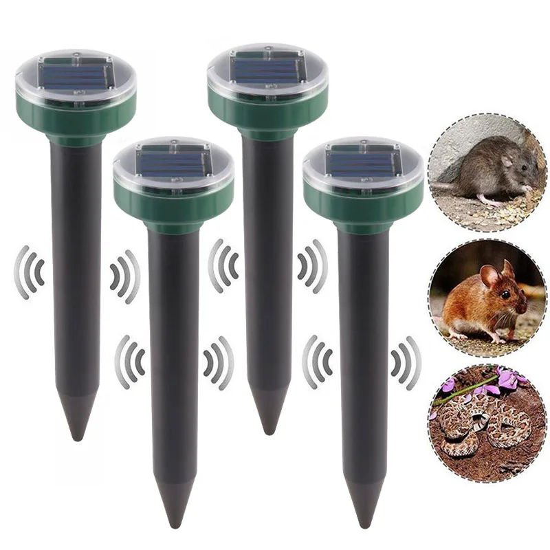 Multifunction Pir Sensor Mouse Repeller Pest Control Ultrasonic Mouse Repeller For Garden Farm Farmland