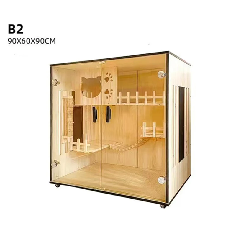 Manufacturer wholesale warm and comfortable cat and dog pet bed, modern design cat house, wooden cat furniture