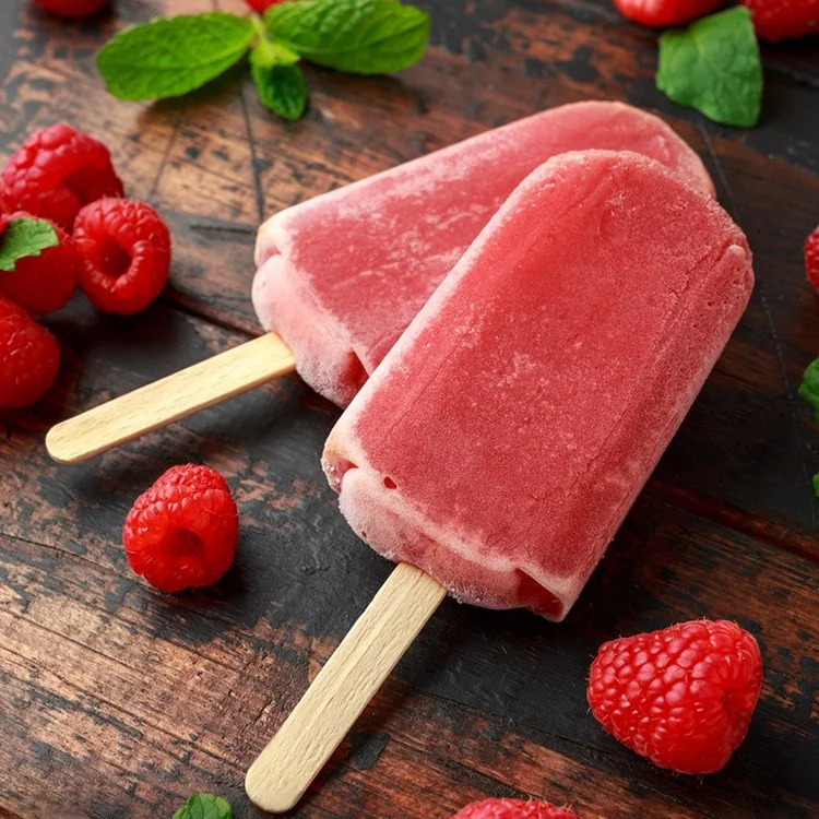 China Wholesale Birch Degradable Disposable Wooden Ice Cream Sticks Popsicle Sticks