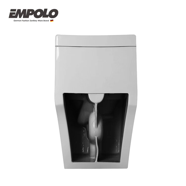 Empolo Sanitrios Siphonic Rimless Ceramic Bathroom Set 300/400 mm WC Soft Release Seat One Piece Toilet Bathroom Pieces One