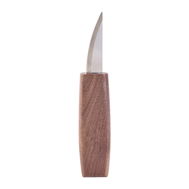 Factory Outlet Craft Carving Knife Woodworking Peeling Hook Knife Hand Tool Cutting Wooden Spoon Stainless Steel Knife Set