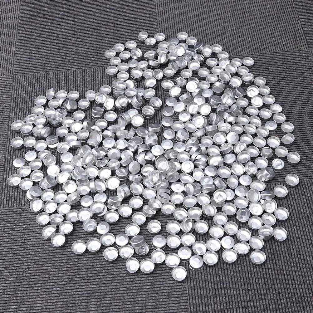 Party Wedding Indoor Decoration Silver Small Empty Tea Lights Candle Aluminum Tin Jar