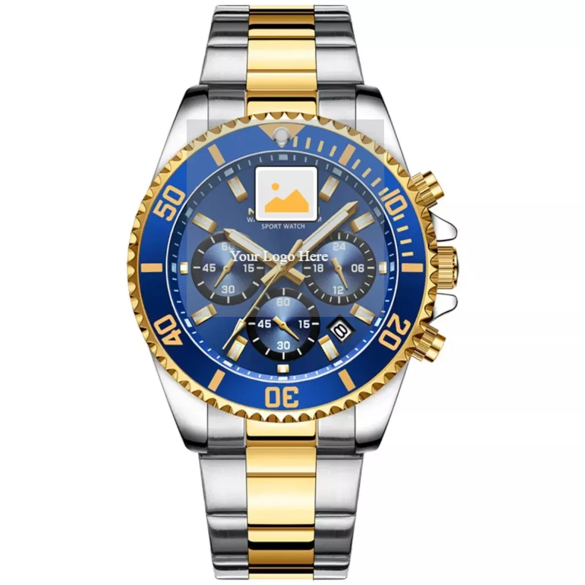 Custom Logo manufacturer Business watch men watches big face Waterproof Simple reloj clock indicators fashion men wristwatch