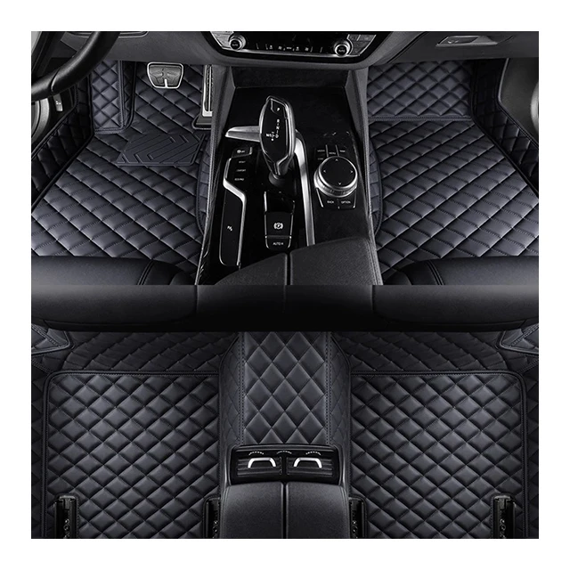 Customize various Pvc Leather Car Floor Mats Roll Car Foot Mat Pvc Rexine Leather Material for car accessoiess