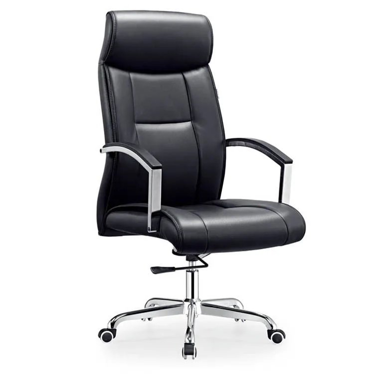 Ergonomic High Leather Swivel Executive Chair with Adjustable Height