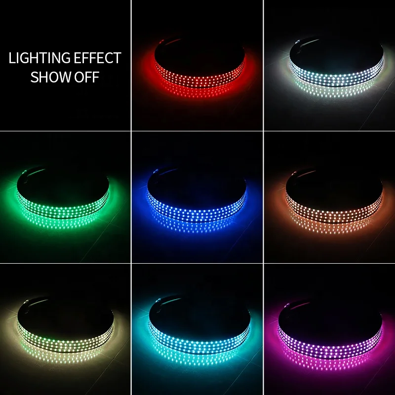 RGB 12v Car decoration Lights Led Strip Under Car Remote Control Underglow Car Led Atmosphere Light Chassis Light