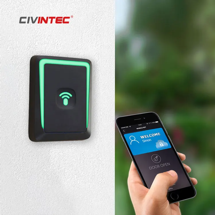 RFID DESFire iCLASS QR Code multi-technologies access control reader for ticketing platform integration