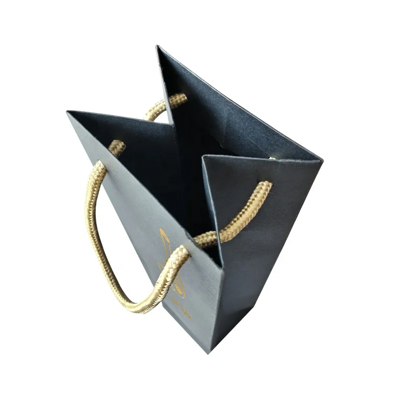 Brown Christmas Red Wine Bag with Rope Handle Custom Kraft Paper Gift Bags with Handle for Champagne Alcohol Black Wine Gift Bag