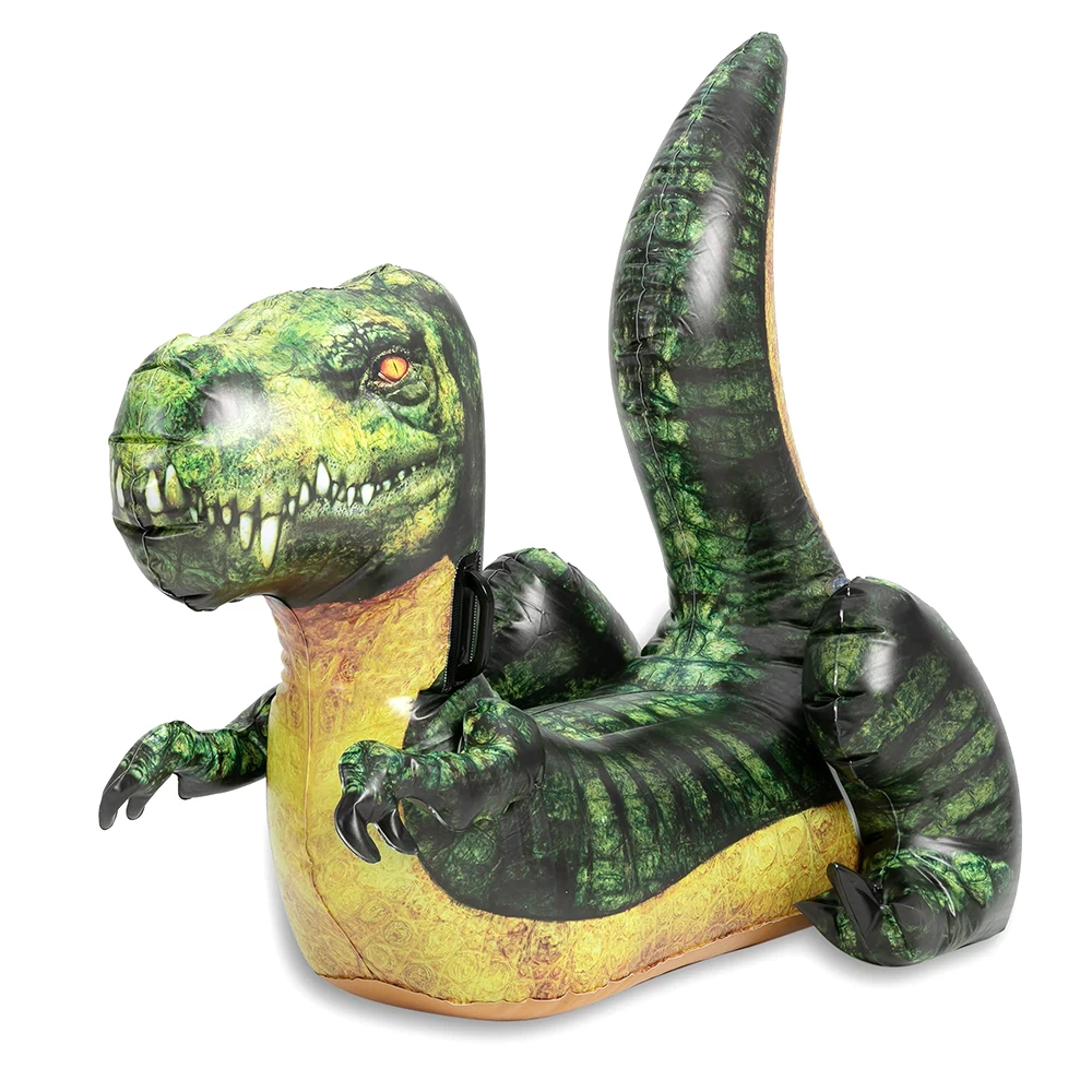 Dinosaur Simulated Animal Kids Water Fun PVC Inflatable Ride-on Pool Float Rider Toy For Swimming Play