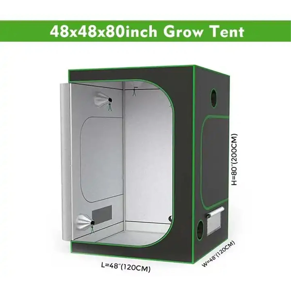 Wholesale Sales Greenhouse Hydroponics System Inline Fan Wifi And Carbon Filter 120x120x200cm Grow Tent 600W Led Grow Light Kit