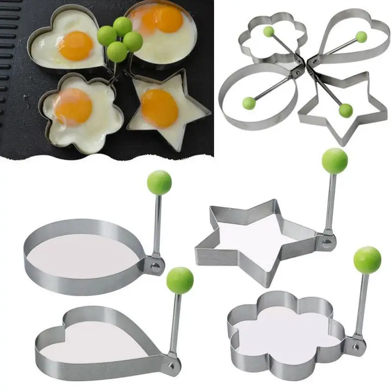 Stainless Steel Egg Mold Pancake Moule Oeuf Foremki Do Pancake Rings Eggs Cooking Tools kitchen Tool