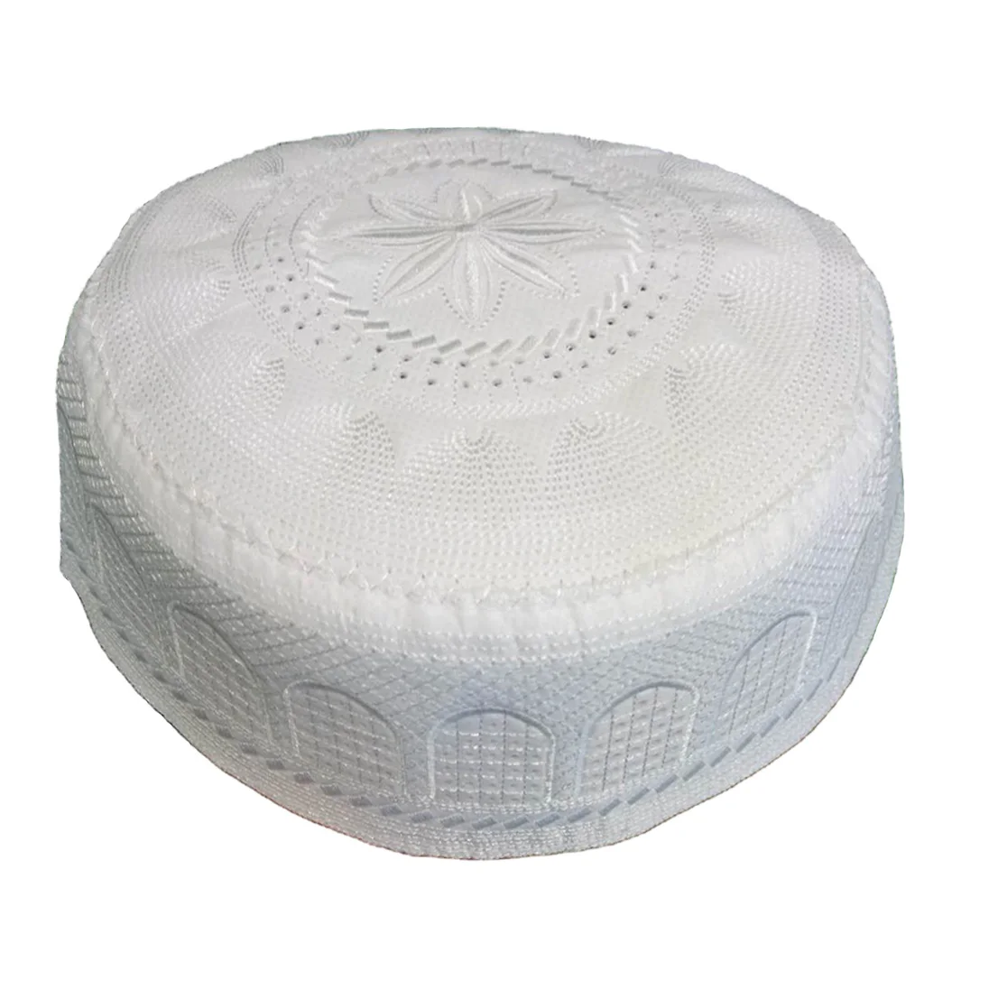 Muslim prayer caps men, white