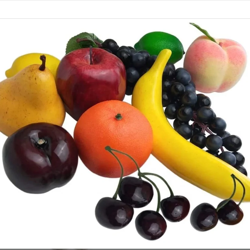 China supplier realistic cheap decorative artificial fruit wholesale