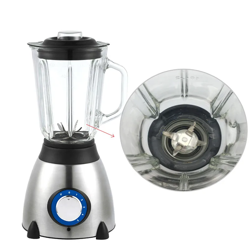 Home Appliance  Stainless Steel LED Switch Blender and Electric  Ice Crusher Juicer 2 in 1 Blender