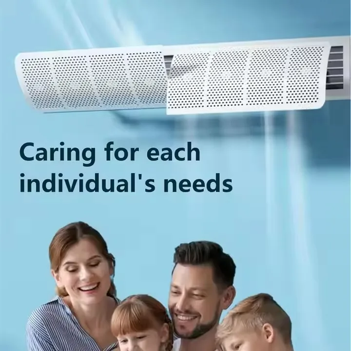 Central air conditioning duct type air conditioning outlet baffle anti direct blowing grille universal wind deflector