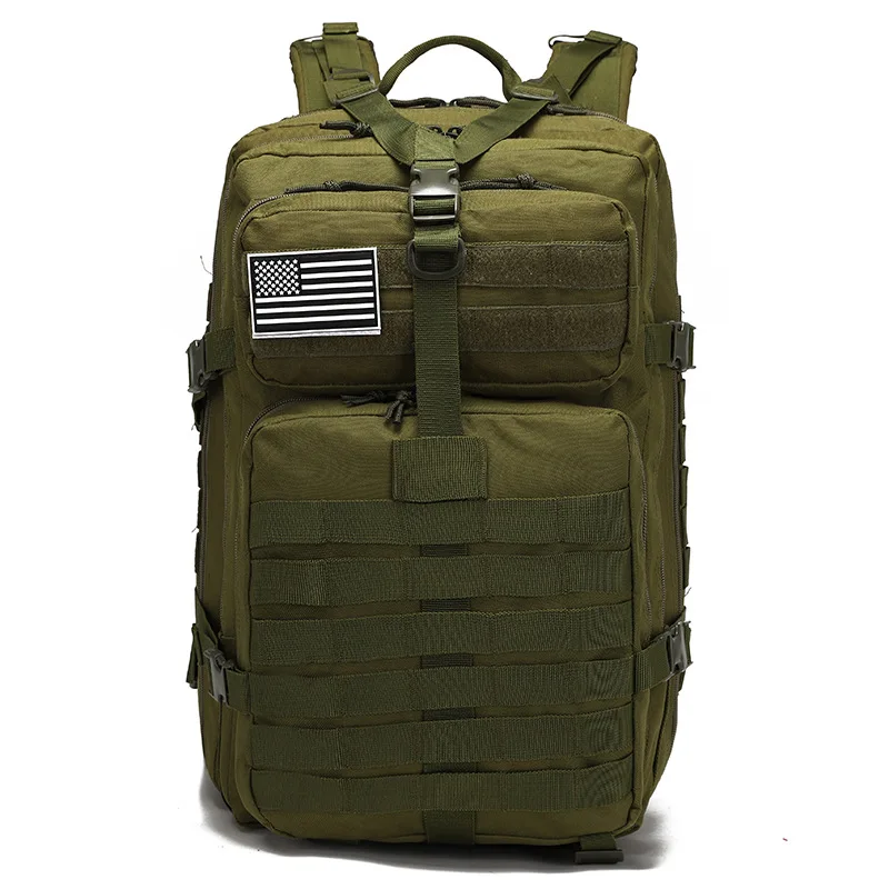 Tactical Backpack Large Tan 3 Day Assault Pack Molle Bag Rucksack Outdoor Hiking Backpack Bag