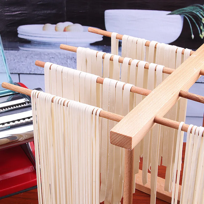 Wooden Pasta Drying Rack Hard Beech Wood Noodle