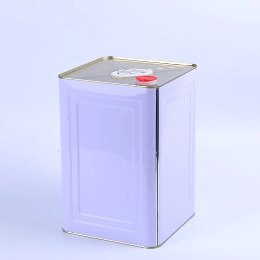  Manufacturer Customized 5 gallon/20 Liter Chemical Square Paint Barrel Metal Tin Can/Bucket/Drum/Pail with handle and
