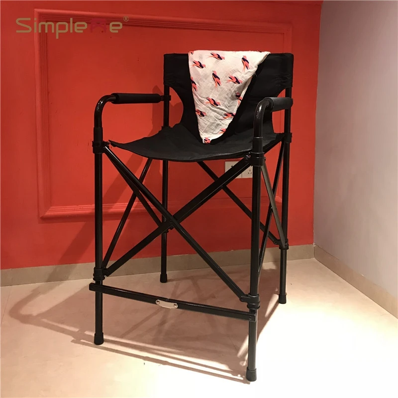 Прочный легкий алюминиевый Портативный складной парикмахерский стул Simpleme