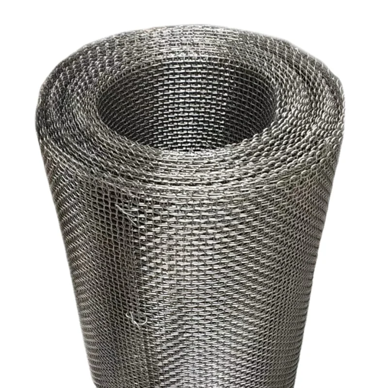 304 316 316L Stainless Steel Hardware Cloth Filter Mesh Woven Stainless Steel Mesh Stainless Steel Wire Cloth
